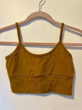 SIMPLY MERINO XS Mustard Bralette - Merino Wool - Never Worn